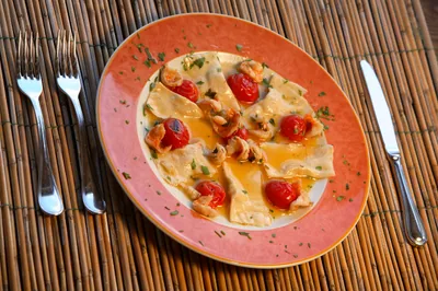 Un piatto di pasta del ristorante L’Angolo di Beppe